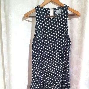 E.D. Michaels by Melanie Druker Polka Dot sleevless short dress